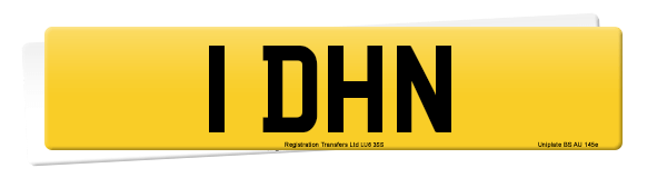 Registration number 1 DHN
