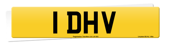 Registration number 1 DHV