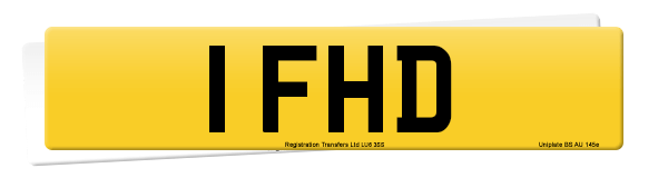 Registration number 1 FHD