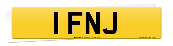 Registration number 1 FNJ