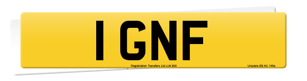 Registration number 1 GNF