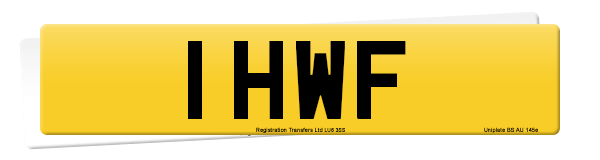 Registration number 1 HWF