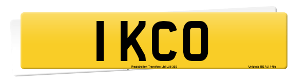 Registration number 1 KCO
