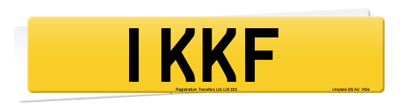 Registration number 1 KKF