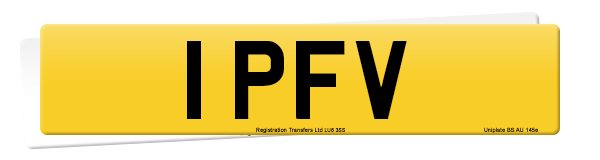 Registration number 1 PFV