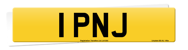 Registration number 1 PNJ
