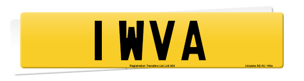 Registration number 1 WVA