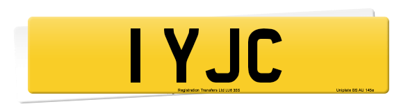 Registration number 1 YJC