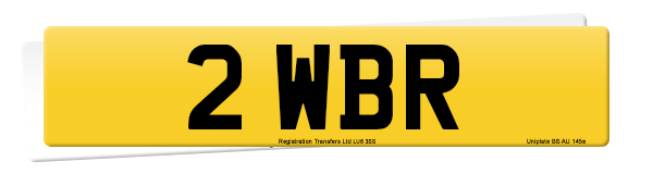 Registration number 2 WBR