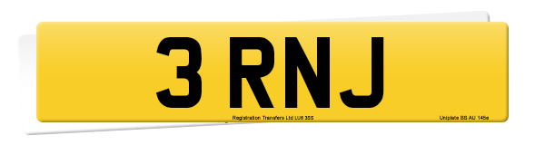 Registration number 3 RNJ