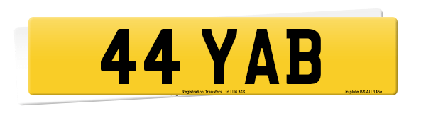 Registration number 44 YAB