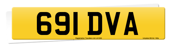 Registration number 691 DVA