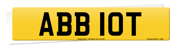 Registration number ABB 10T