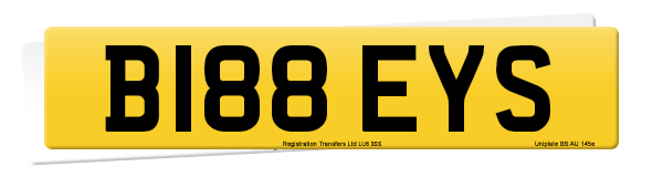 Registration number B188 EYS