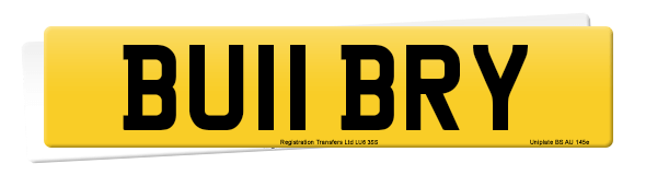 Registration number BU11 BRY