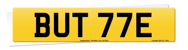 Registration number BUT 77E