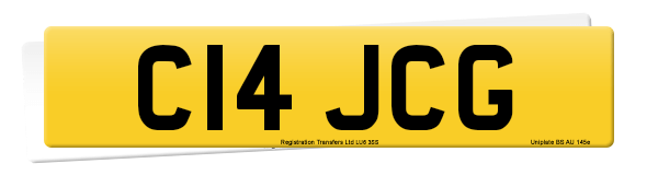 Registration number C14 JCG