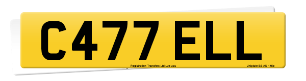 Registration number C477 ELL