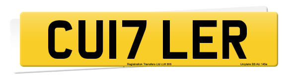 Registration number CU17 LER