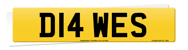 Registration number D14 WES