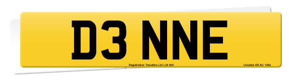 Registration number D3 NNE