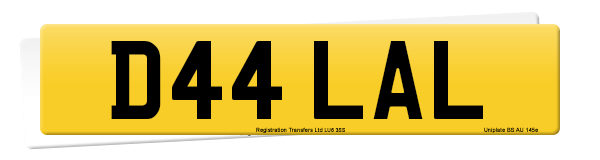 Registration number D44 LAL