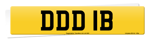 Registration number DDD 1B