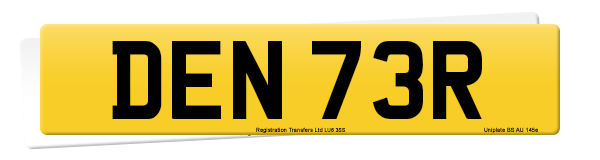 Registration number DEN 73R
