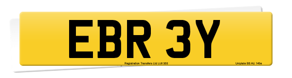 Registration number EBR 3Y