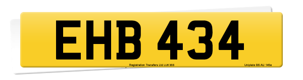 Registration number EHB 434
