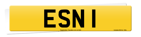 Registration number ESN 1