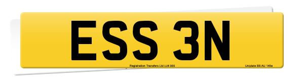 Registration number ESS 3N