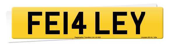 Registration number FE14 LEY
