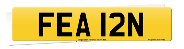 Registration number FEA 12N