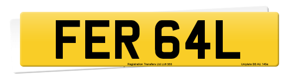 Registration number FER 64L