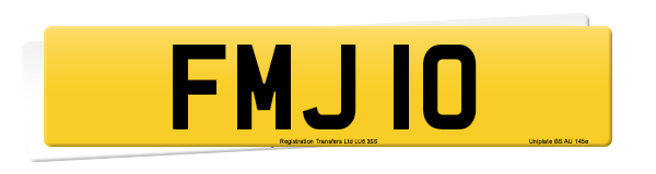 Registration number FMJ 10