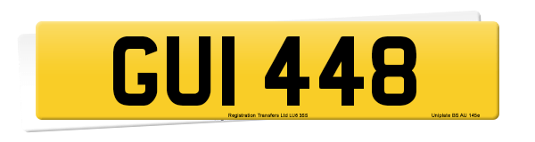 Registration number GUI 448