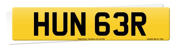 Registration number HUN 63R