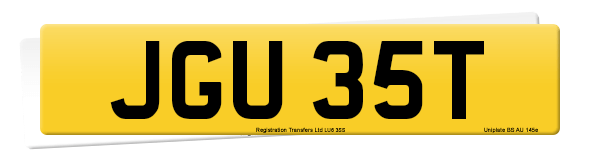 Registration number JGU 35T