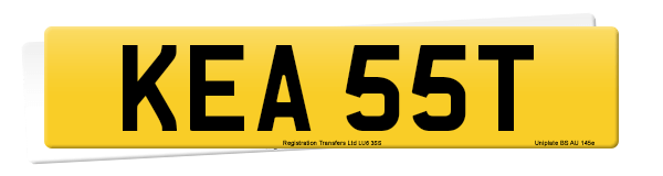 Registration number KEA 55T