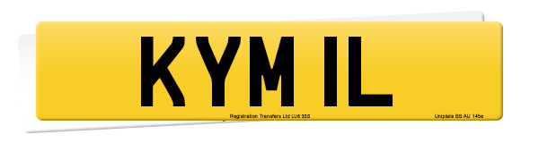 Registration number KYM 1L