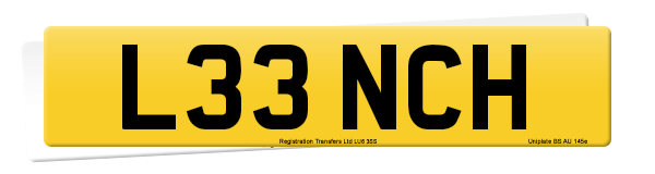 Registration number L33 NCH