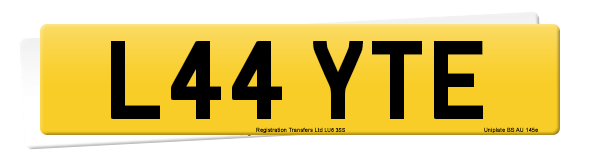 Registration number L44 YTE