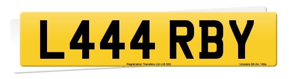 Registration number L444 RBY