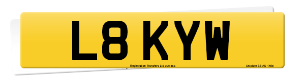 Registration number L8 KYW
