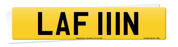 Registration number LAF 111N