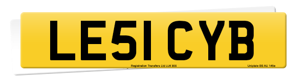 Registration number LE51 CYB