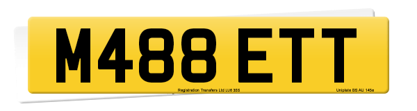 Registration number M488 ETT