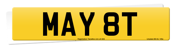 Registration number MAY 8T