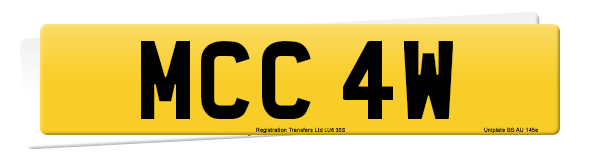 Registration number MCC 4W